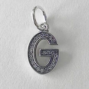CLEARANCE!!   Pandora Initial G Dangling Charm ONLY 1 in Stock